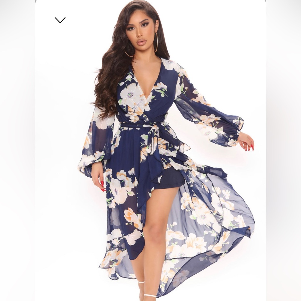 Floral Fever Midi Dress - Fashion Nova